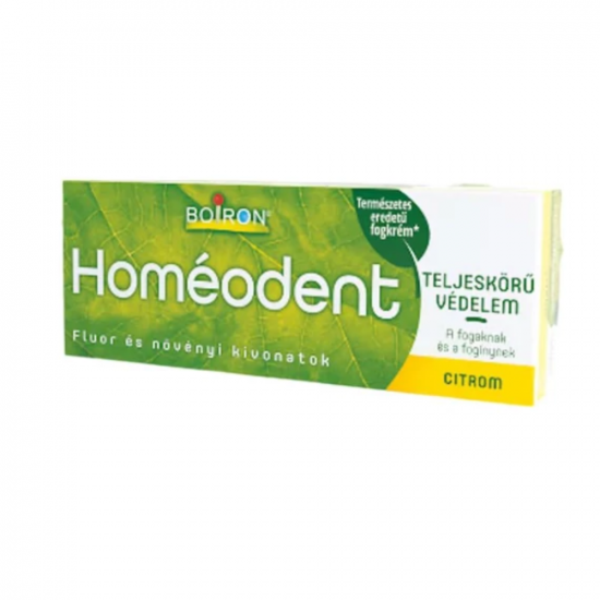 HOMEODENT FOGKRÉM CITROM AROMÁVAL - 75ML HOMEODENT FOGKRÉM CITROM AROMÁVAL - 75ML
